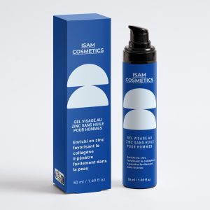 Gel visage au zinc sans huile pour homme 50 ml
