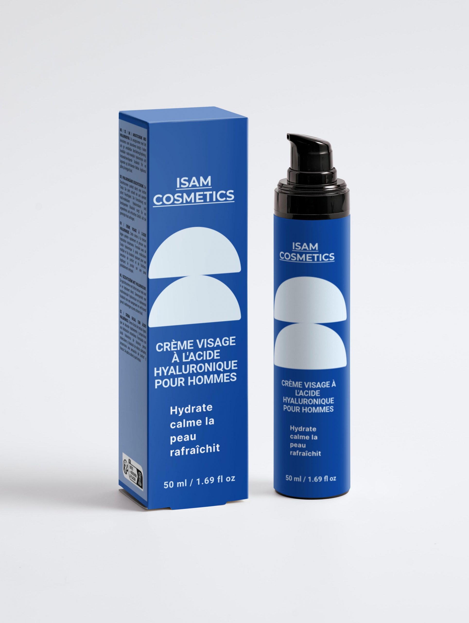 Crème visage à l’acide hyaluronique pour homme 50ml