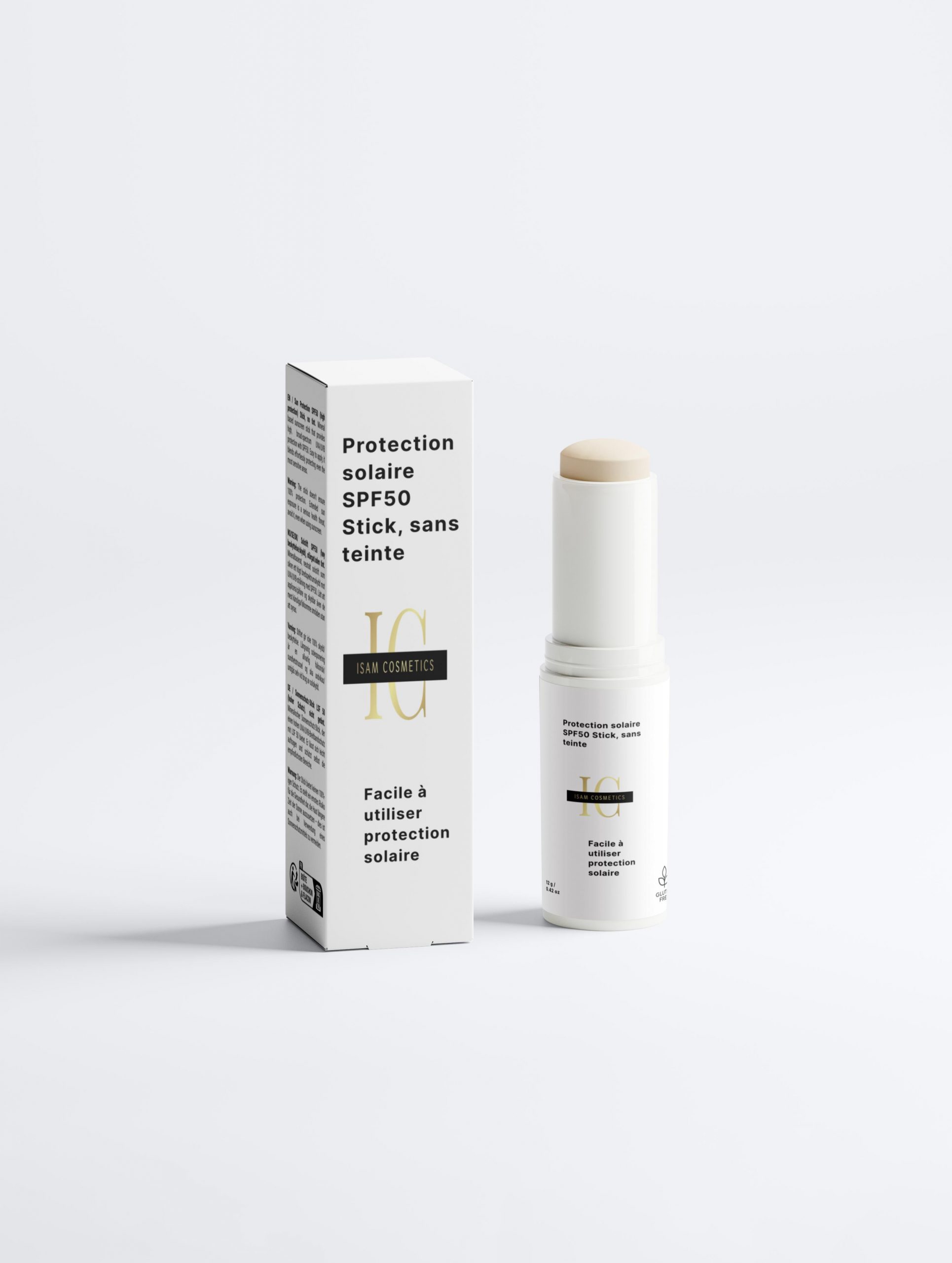 Protection solaire SPF50 Stick, sans teinte