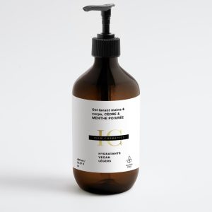 Gel lavant mains & corps, CÈDRE & MENTHE POIVRÉE 490 ml