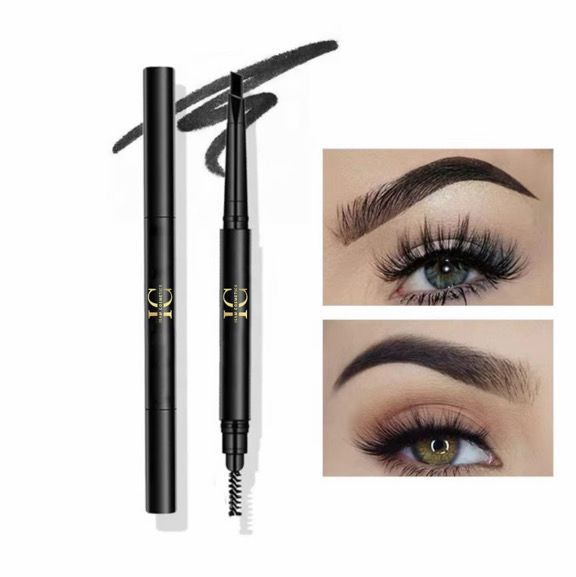 Crayon à sourcils waterproof de haute qualité avec brosse