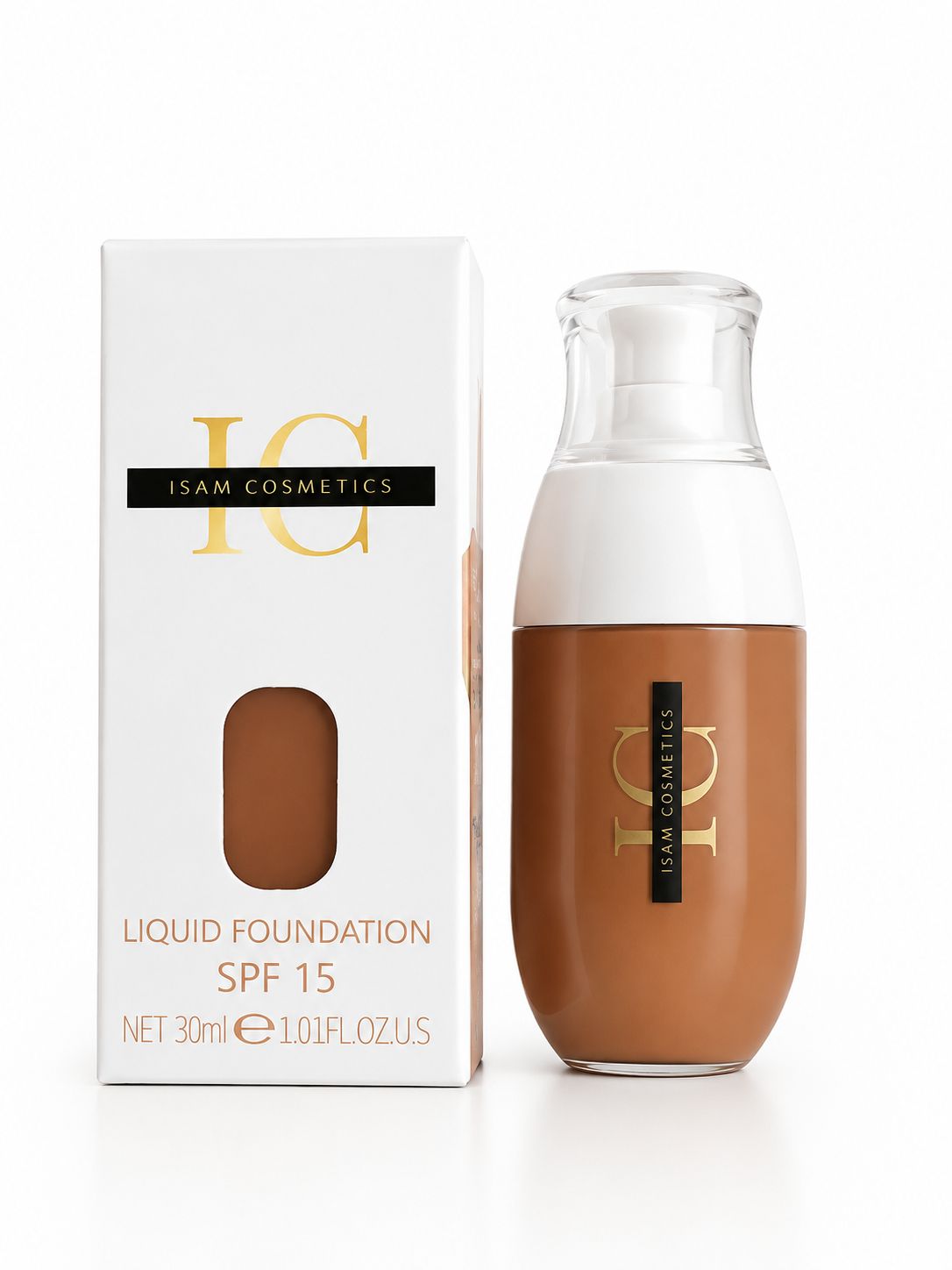 ISAM COSMETICS – Liquid Foundation SPF 15 ✨L2