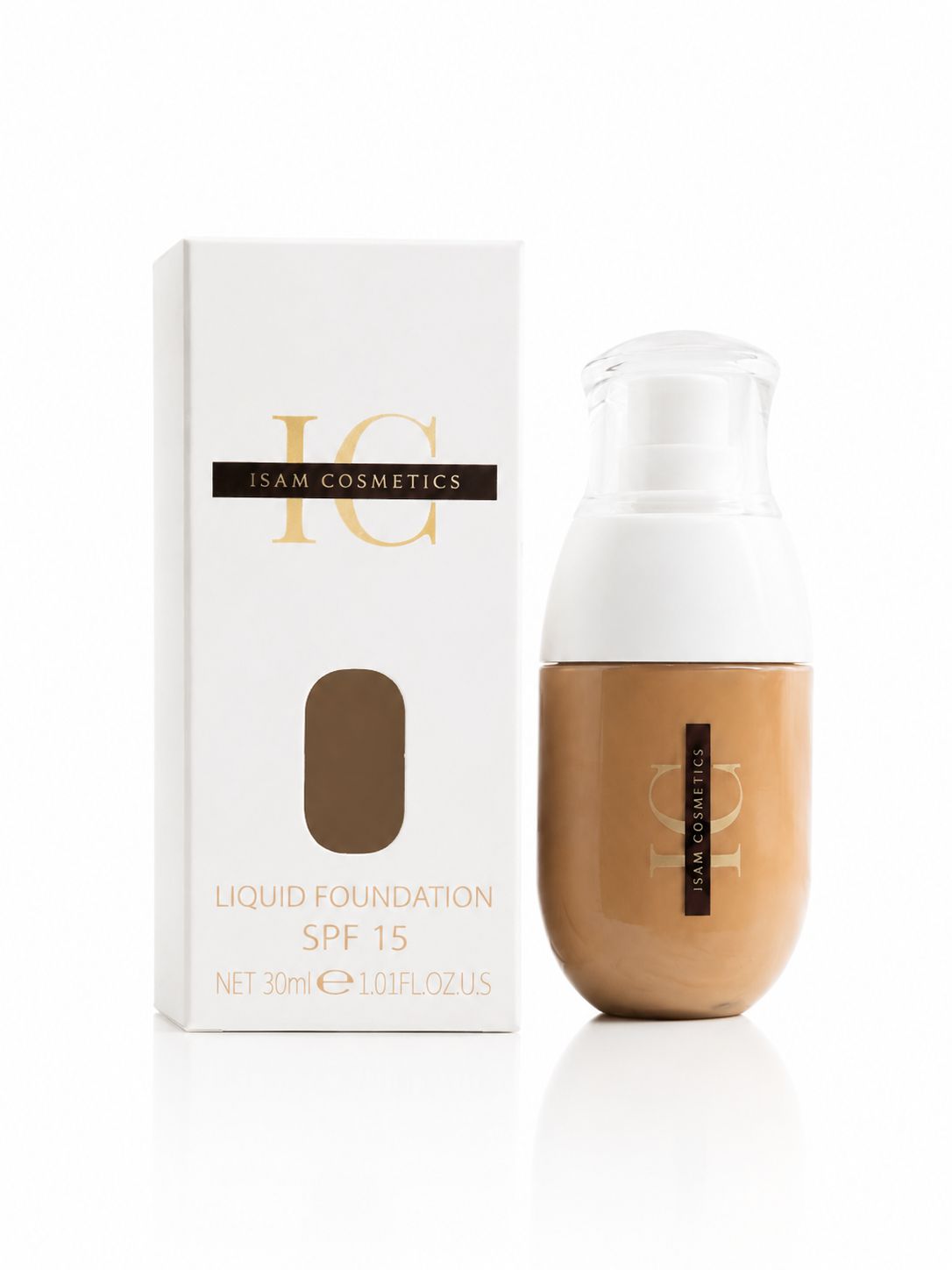 ISAM COSMETICS – Liquid Foundation SPF 15 ✨L6