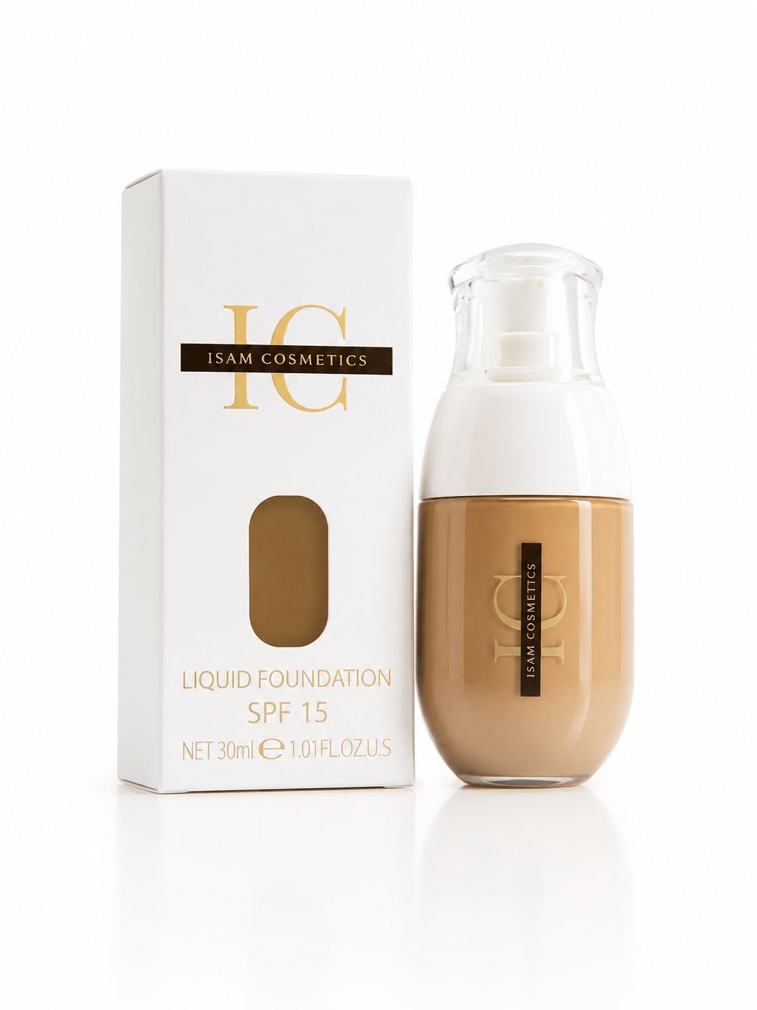 ISAM COSMETICS – Liquid Foundation SPF 15 ✨L7