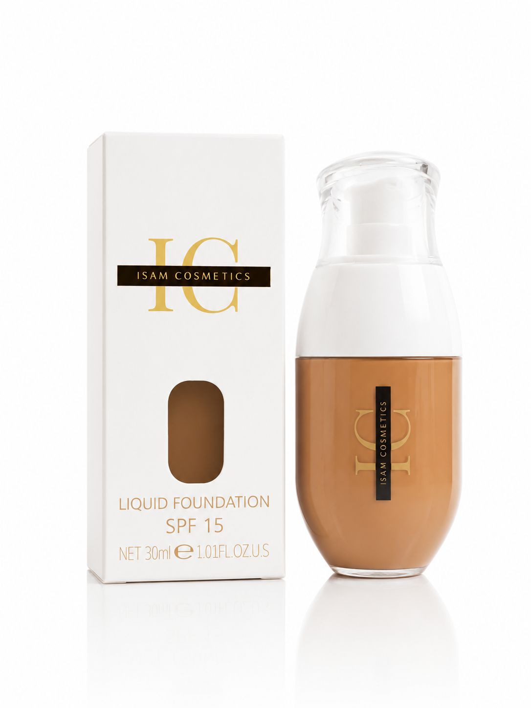 ISAM COSMETICS – Liquid Foundation SPF 15 ✨L8