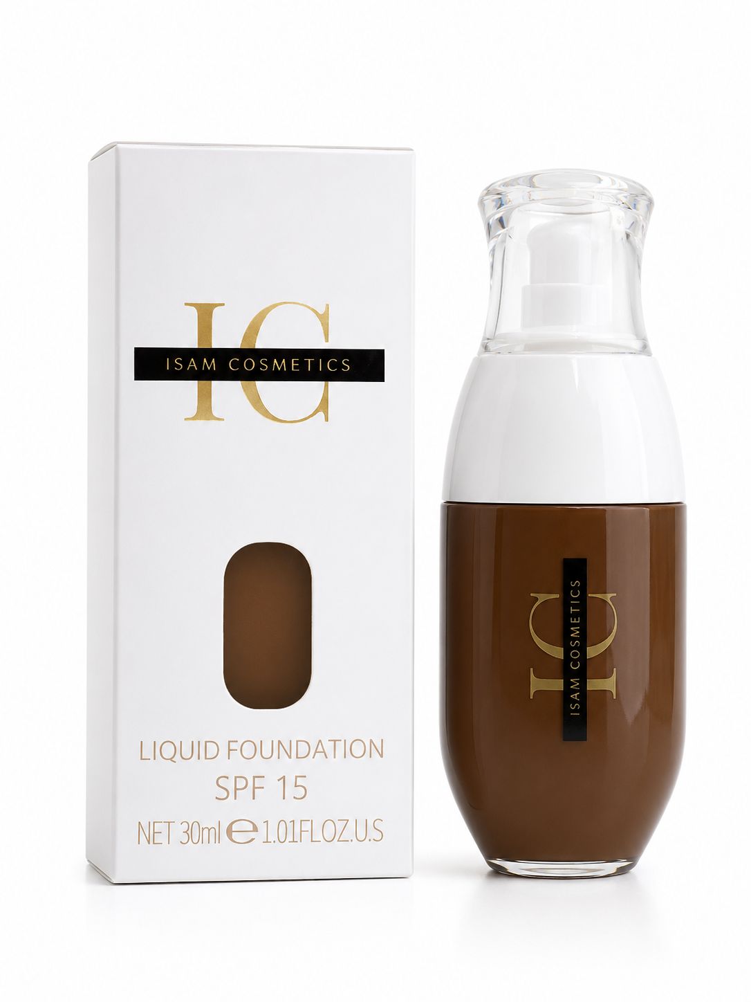 ISAM COSMETICS – Liquid Foundation SPF 15 ✨L10