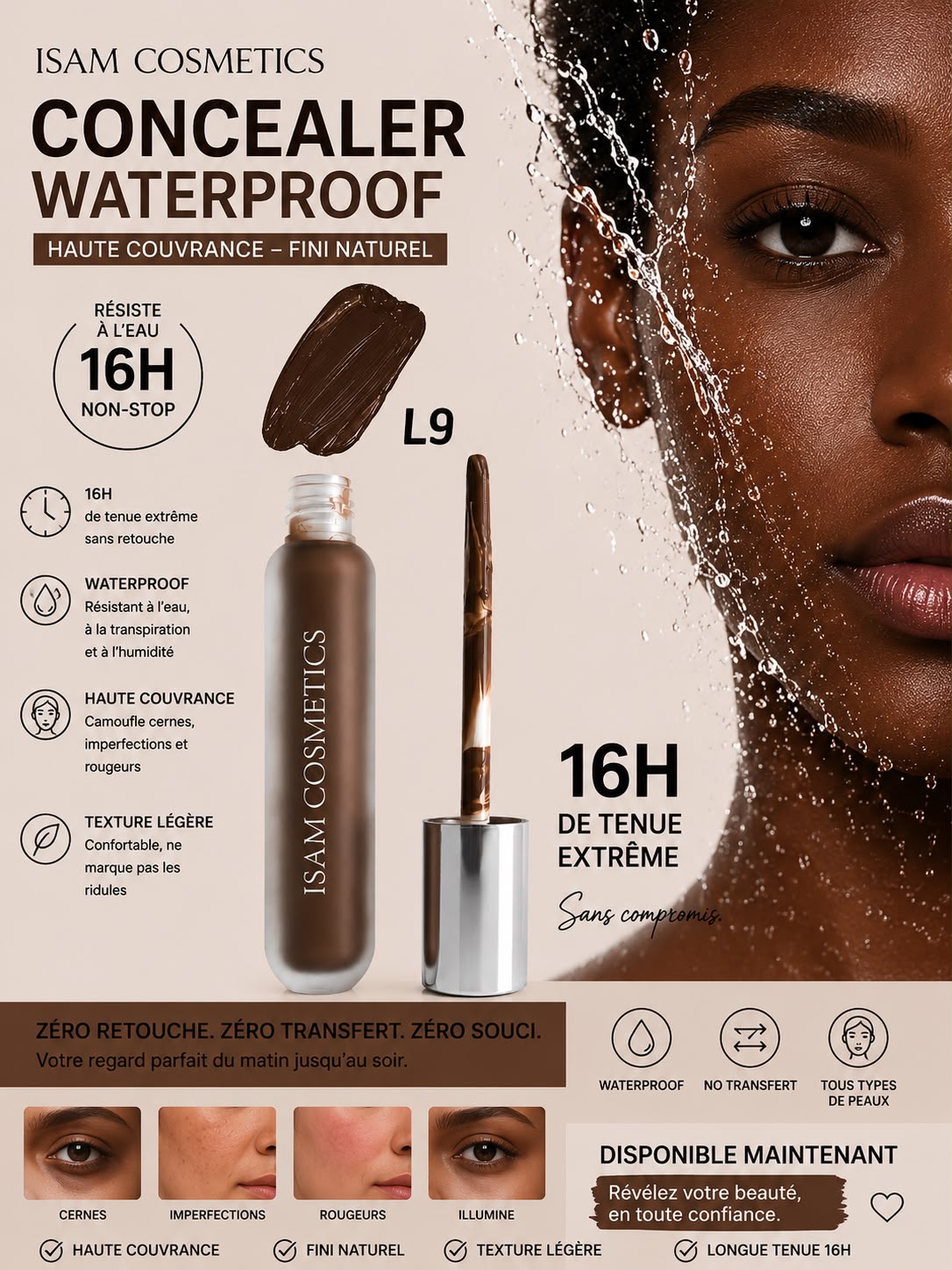 Concealer Haute Couvrance Waterproof 16H L9 – Image 2