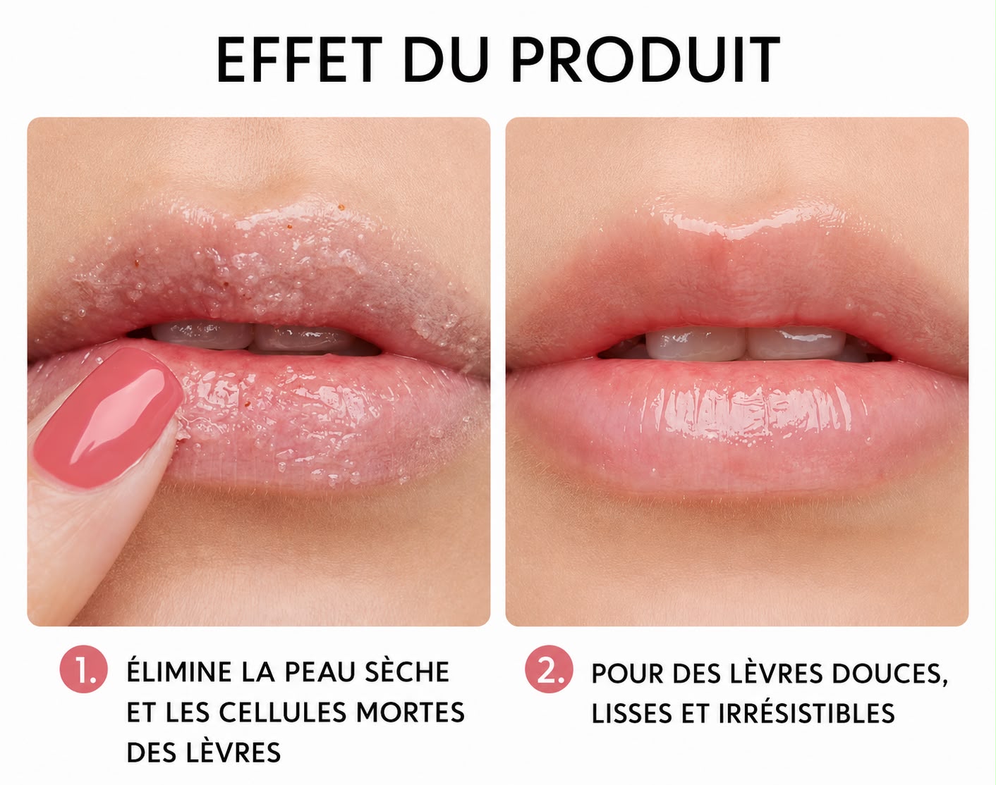 Gommage éclaircissant hydratant des lèvres saveur pastèque – Image 3