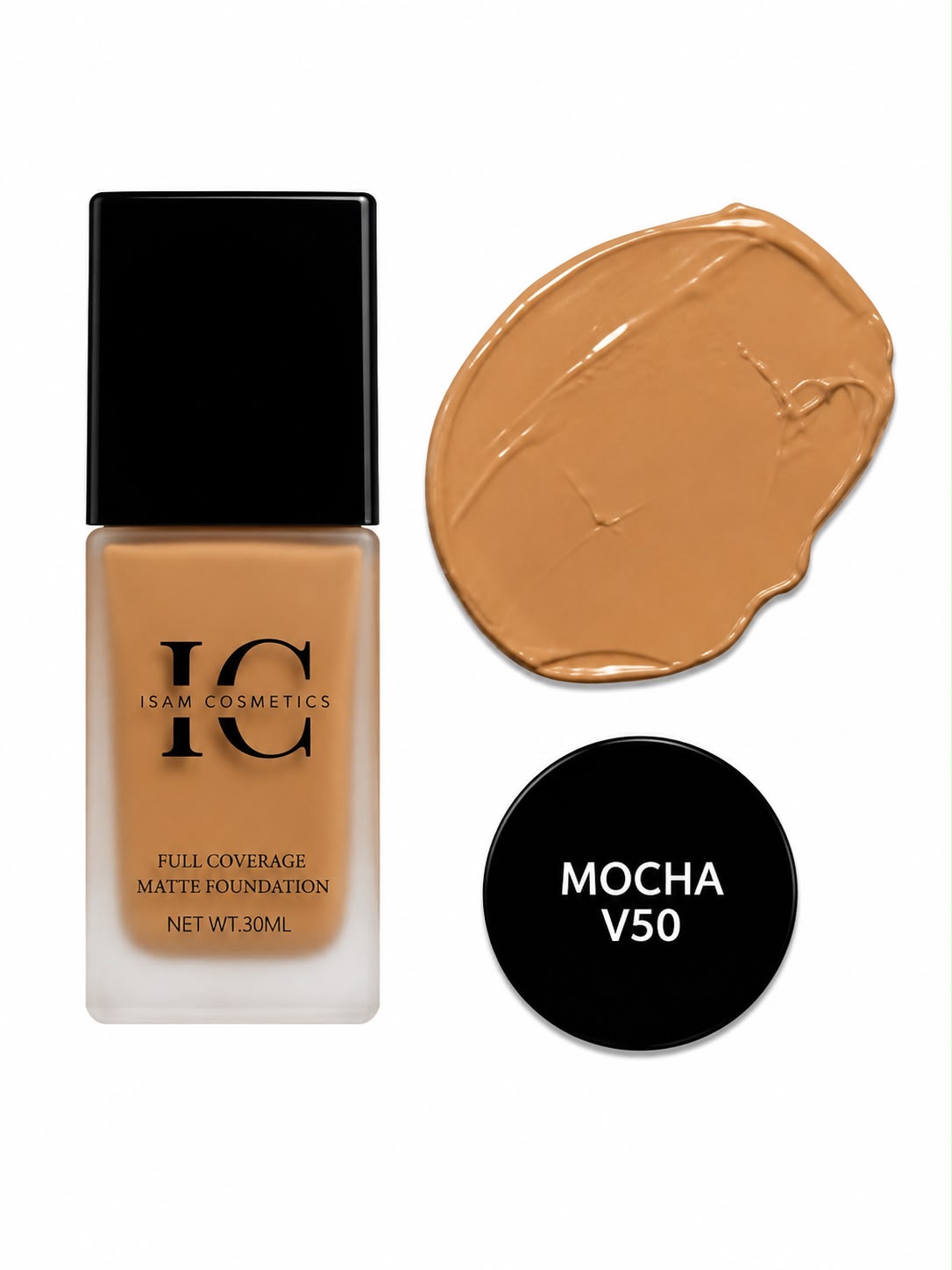 Phénix fond de teint liquide mat waterproof mocha V50