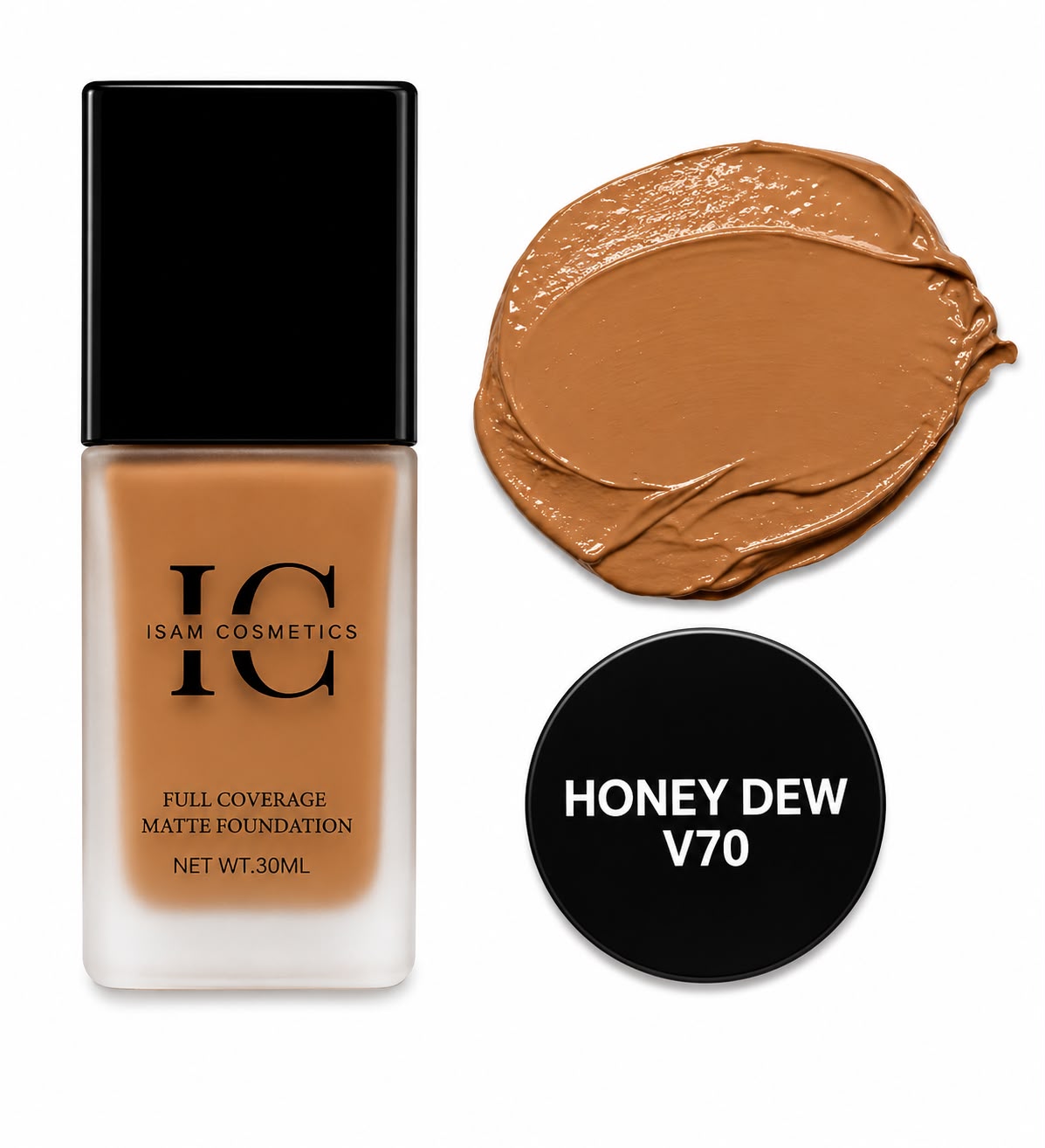 Phénix fond de teint liquide mat waterproof honey dew V70