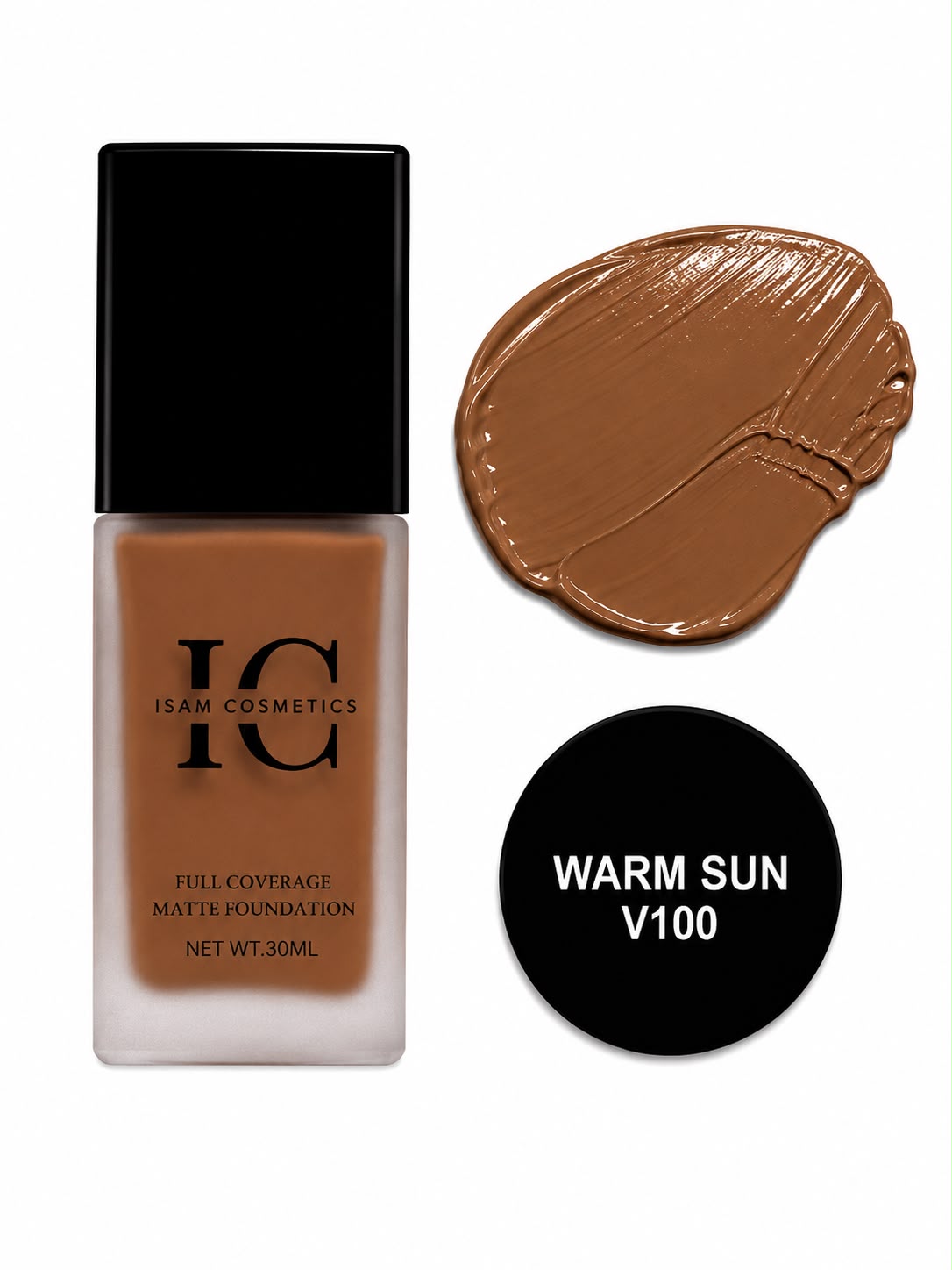 Phénix fond de teint liquide mat waterproof warm sun V100